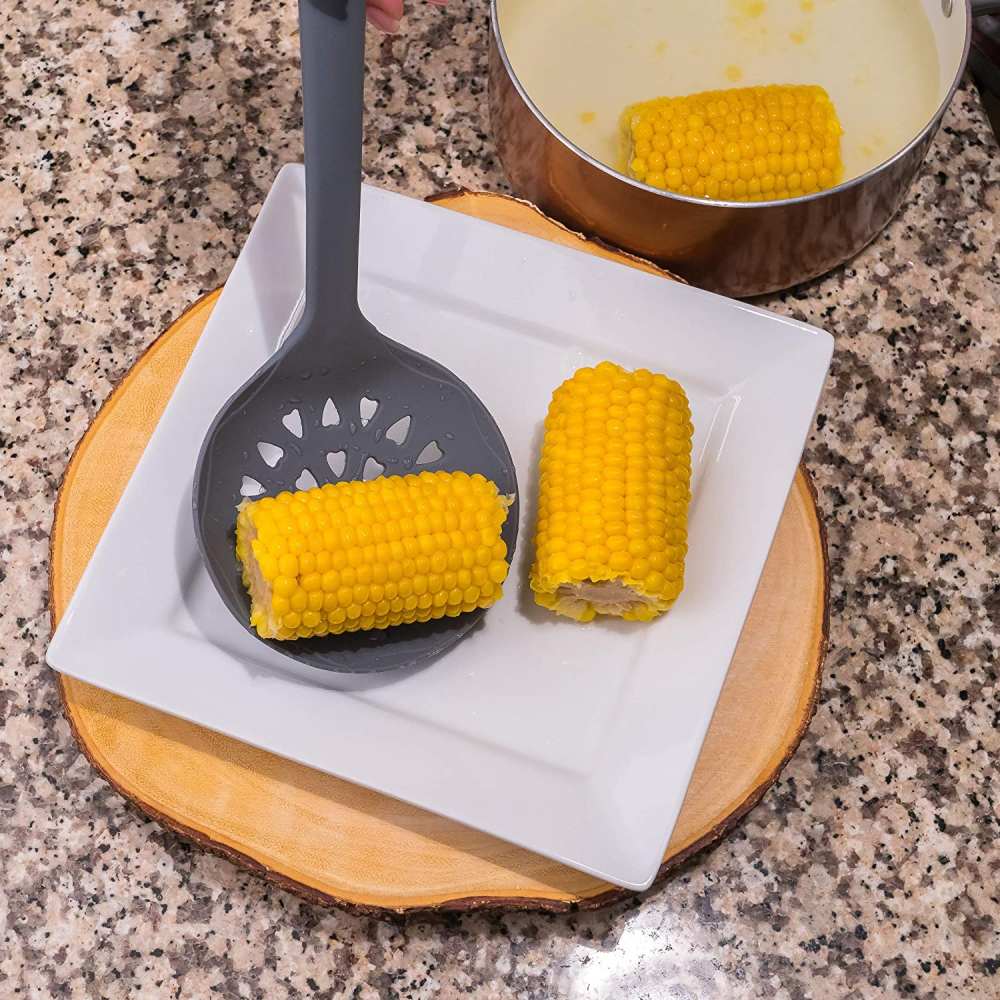 Silicone Cooking Utensils Set (Grey): image 5