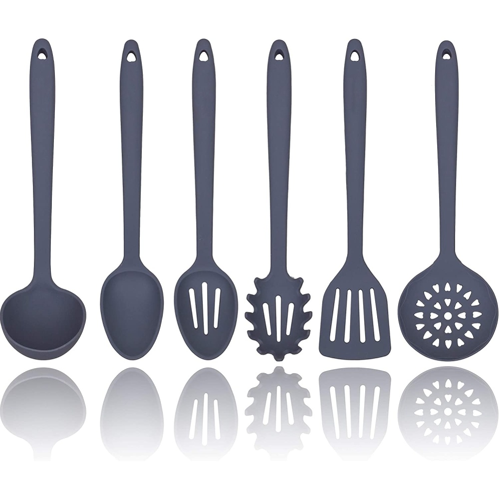 Silicone Cooking Utensils Set (Grey): image 7