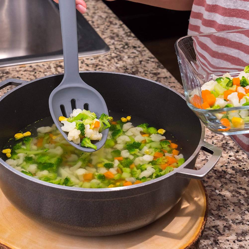 Silicone Cooking Utensils Set (Grey): image 9
