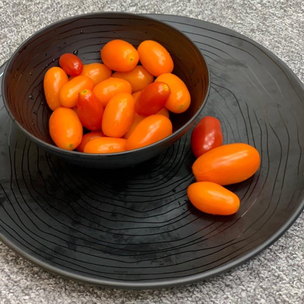 Reusable Plastic Dinnerware Set (Organica Black): image 6