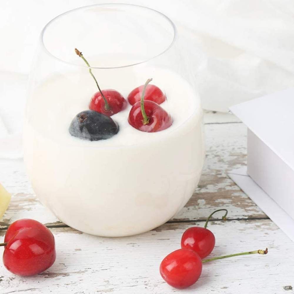 Plastic Stemless Wine Glass: image 5