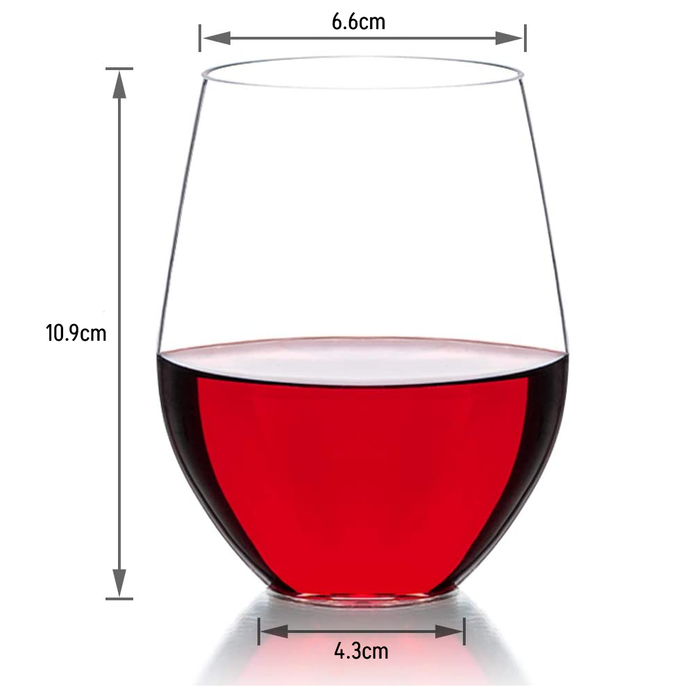 Plastic Stemless Wine Glass: image 10
